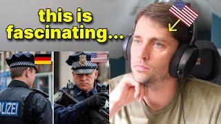 American reacts to: German Police (compared to American police)