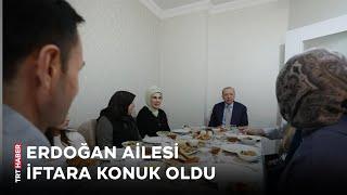 Cumhurbaşkanı Erdoğan, Ankara'da bir ailenin iftar sofrasına konuk oldu