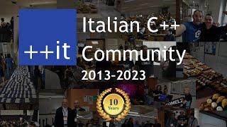 Italian C++ Community 10th anniversary video
