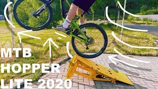 Hopper Ramp Lite 2020  mobile MTB BMX jump under test  assembly & disassembly