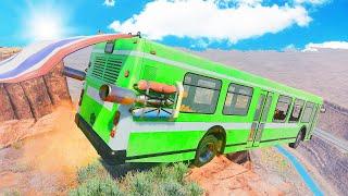 Car Crashes & Jumps #1 - BeamNG.drive - Lunghut Gamer