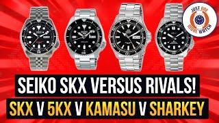 Seiko SKX v Rivals! (Seiko 5KX, Orient Kamasu, Sharkey)