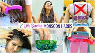 7 LIFE Saving Monsoon Hacks You MUST Know..| #Haircare #Skincare #LifeHacks #Anaysa