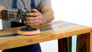 How to Make a Resin River Table Using Clear Epoxy Resin