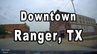 Driving Downtown Ranger, TX (Dash Cam)