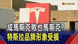 馬斯克言行摧毀特斯拉品牌? 股價自高點腰斬  瑞銀下調全年銷量 小摩看特斯拉再跌掉一半!｜非凡財經新聞｜20250318