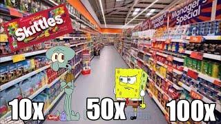 Squidward And Spongebob Skittles Meme-Meme Mentom
