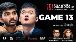 Game 13 Commentary with GM David Howell and IM Jovanka Houska | FIDE World Championship Match 2024