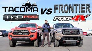 2023 Toyota Tacoma TRD Pro VS 2023 Nissan Frontier PRO-4X: Nissan Just Ended Toyota's Whole Career