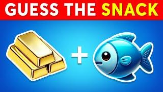 Guess The SNACK and JUNK FOOD By Emoji?  Emoji Quiz