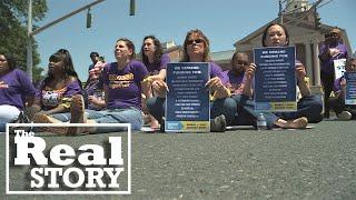 SEIU 1199 Union on strike for Connecticut budget boost | The Real Story