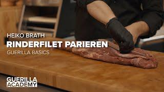 Rinderfilet parieren - Tutorial mit Metzger Heiko Brath