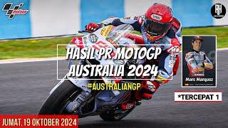 Hasil Motogp Hari ini~Hasil Latihan Bebas Motogp Australia 2024~PR Gp Australia 2024~Jadwal Motogp