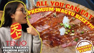 Bangkok Food Adventure: Affordable Endless Wagyu, Sushi, and Desserts at Tenjo Sushi Yakiniku Buffet