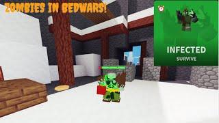 Roblox Bedwars, but there are zombies...