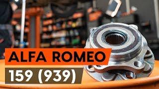 How to change front wheel bearing / front hub bearing on ALFA ROMEO 159 1 (939) [TUTORIAL AUTODOC]