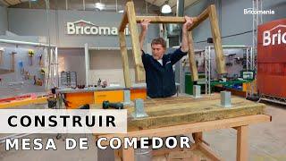 Construyendo MESA de COMEDOR: DIY de carpintería// Bricomania