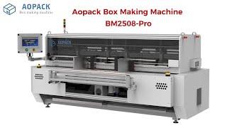 Aopack Box Making Machine BM2508-Pro All In One Compact Machine