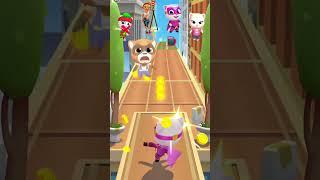 Santa Angela  Tasha  Hero Angela  Little Angela Gold Run #foryou #games #talkingtom