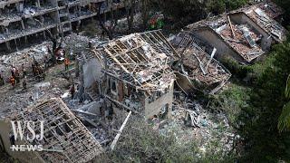 Iran Launches Missile Barrage at Israel After U.S. Strikes | WSJ News