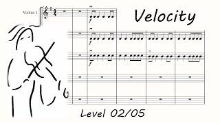 Velocity. Music Score for Orchestra. Play Along. Velocity Orchestra. www.SashaViolin.com