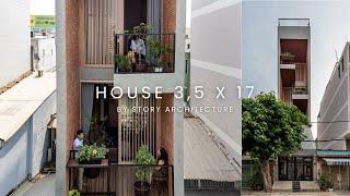 Designing a Nostalgic Haven: A Look Inside the Thoughtful House Project 3.5 x 17 in Ho Chi Minh City