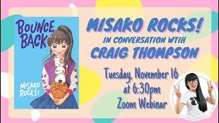 Misako Rocks! Launch, in Conversation with Craig Thompson