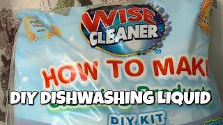 HOW TO MAKE DISHWASHING LIQUID ft. WISE CLEANER