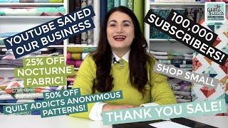 100,000 YouTube Subscribers! Thank you & SALE!!!