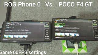 POCO F4 GT Vs ROG Phone 6 PUBG MOBILE