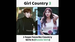 BTS Members Favorite Country Girls In The World! 