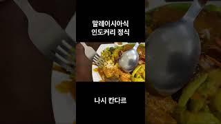 말레이시아 페낭 여행 나시 칸다르 플레인난 인도커리 개꿀맛 말레이시아 백반 카레백반