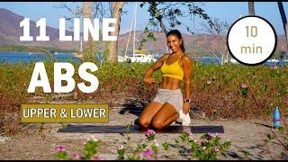 10 min Intense ABS - Upper & Lower Abs (11 Line Abs) | The Modern Fit Girl Abs