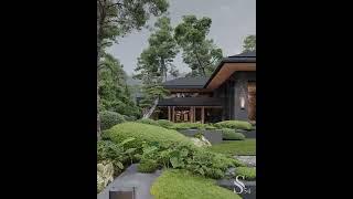 MODERN HOUSE WITH JAPANESE MOTIFS | СОВРЕМЕННЫЙ ДОМ С ЯПОНСКИМИ МОТИВАМИ | STUDIA 54