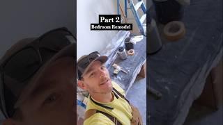 Bedroom Remodel | Finish Painting then install laminate | part 2
