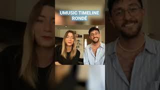 UMUSIC TIMELINE - RONDÉ #shorts #rondé #hardtosaygoodbye