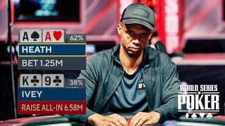 Phil Ivey Cracks Pocket Aces at World Series of Poker 2022!