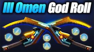 What is the GOD ROLL Ill Omen Caster Frame Stasis Sword? [Destiny 2 God Roll Guide]