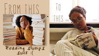 How to get out of a reading slump 101!! (From someone that just survived one) 