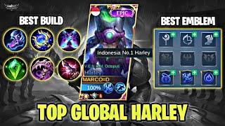 HARLEY TOP GLOBAL EMBLEM SET & BUILD 2022 !!! HARLEY NEW META GAME PLAY