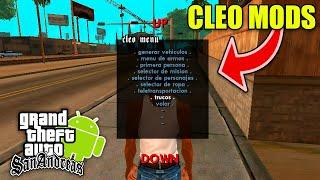 COMO INSTALAR EL CLEO MODS PARA GTA SAN ANDREAS ANDROID 2024 | Menu Cleo Mod Para GTA SA Android