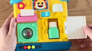 Toy asmr Pinkfong Babyshark Sound House Unboxing 핑크퐁 아기상어 사운드하우스 언박싱 No music No talking