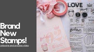 *** Brand New *** New Heidi Swapp Stamps and Process Video #heidiswapp #stampprocess