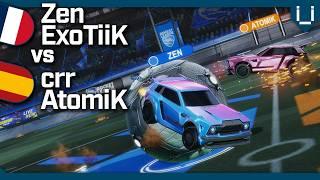 Zen + ExoTiiK vs Crr + AtomiK | France vs Spain | Rocket League 2v2