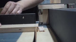 Easy Stop Block for Table Saw Fence  DIY WoodWorking For Aug16