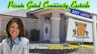 El Paso Homes For Sale 79936 - Private Gated Community El Paso Living at it's Finest