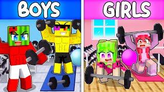 BOYS vs GIRLS GYM in Minecraft!