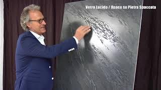 Vetro Lucido / Opaco su Pietra Spaccata senza Gioia