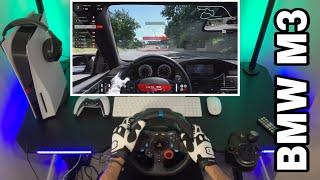 BMW M3 Gran turismo 7 Logitech g29 setup gameplay | Gran turismo 7 [PS5 4K]