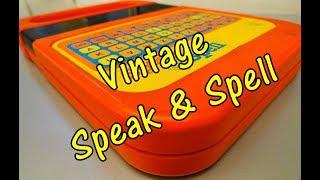 Vintage 1978 Speak & Spell (Texas Instruments)